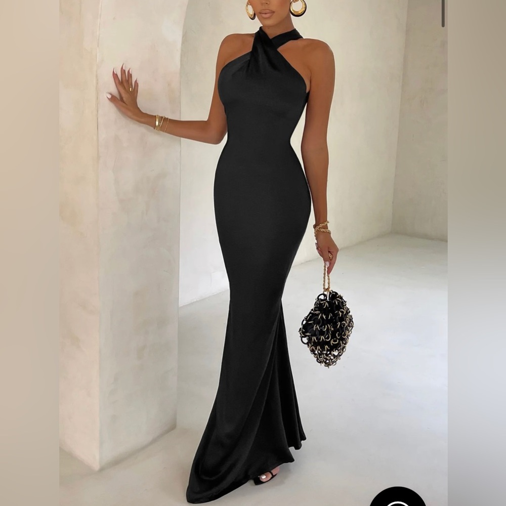 Black Bridesmaid Dress